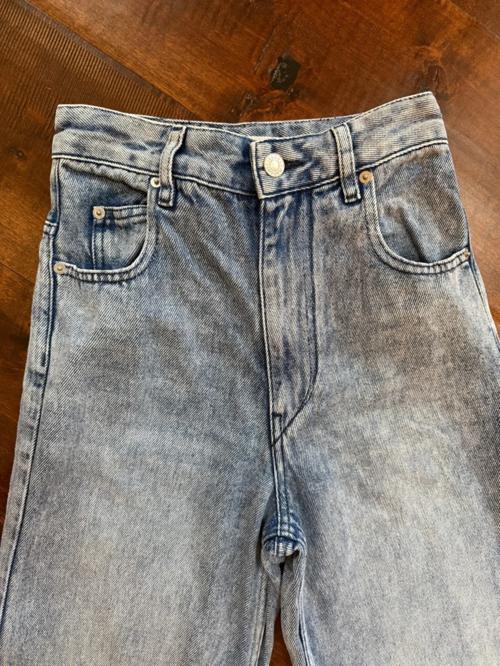 Isabel Marant Etoile High Rise Wide Leg Lyocell Jeans - Picture 4 of 8